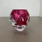 Grand Bol ou Vase en Verre de Murano Rose, Italie, 1970s 2