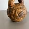 Große Bunte Fat Lava Keramik Maya Tiki Vase zugeschrieben Jasba Ceramics, Deutschland, 1970er 6