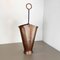 Brutalist Hollywood Regency Metal & Copper Umbrella Stand, Germany, 1970s 3