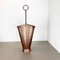 Brutalist Hollywood Regency Metal & Copper Umbrella Stand, Germany, 1970s 2