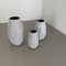 Fat Lava Pottery Craquele Vases attributed to Jasba, Germany, 1970s, Set of 3, Image 5