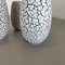 Fat Lava Pottery Craquele Vases attributed to Jasba, Germany, 1970s, Set of 3, Image 15