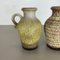 Pottery Fat Lava Vases attributed to Scheurich, Germany, 1970s, Set of 2 4