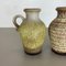 Pottery Fat Lava Vases attributed to Scheurich, Germany, 1970s, Set of 2, Image 4