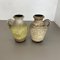 Pottery Fat Lava Vases attributed to Scheurich, Germany, 1970s, Set of 2 8