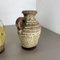 Pottery Fat Lava Vases attributed to Scheurich, Germany, 1970s, Set of 2 16