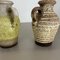 Pottery Fat Lava Vases attributed to Scheurich, Germany, 1970s, Set of 2, Image 15