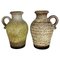 Pottery Fat Lava Vases attributed to Scheurich, Germany, 1970s, Set of 2 1