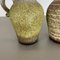 Jarrones de cerámica Fat Lava atribuidos a Scheurich, Alemania, años 70. Juego de 2, Imagen 7