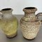 Pottery Fat Lava Vases attributed to Scheurich, Germany, 1970s, Set of 2 13