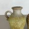 Pottery Fat Lava Vases attributed to Scheurich, Germany, 1970s, Set of 2, Image 6