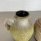 Jarrones de cerámica Fat Lava atribuidos a Scheurich, Alemania, años 70. Juego de 2, Imagen 9