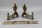 Late 19th Century French Bronze Fireplace Fender Set, 1890s, Set of 3 13