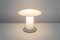 Lámpara de mesa en forma de hongo de vidrio atribuida a Peill & Putzler, Alemania, años 70, Imagen 11