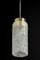 Lámpara colgante de cristal de Murano pequeña atribuida a Hillebrand, años 60, Imagen 4