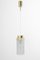 Petite Lampe à Suspension Murano attribuée à Hillebrand, 1960s 6