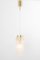 Lámpara colgante de cristal de Murano pequeña atribuida a Hillebrand, años 60, Imagen 8