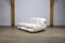 Soriana Sofa and Lounge Chair in Original White Corduroy by Afra & Tobia Scarpa for Cassina, 1970s, Set of 2 7