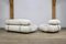 Soriana Sofa and Lounge Chair in Original White Corduroy by Afra & Tobia Scarpa for Cassina, 1970s, Set of 2, Image 2