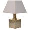 Mid-Century Italian Table Lamp in Brass and Chrome, 1970s 1