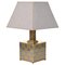Mid-Century Italian Table Lamp in Brass and Chrome, 1970s, Image 1
