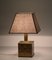 Mid-Century Italian Table Lamp in Brass and Chrome, 1970s 15