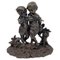 19th Century French Bronze Sculpture of Children Playing Music, Image 1