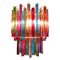 Italian Multicolored Prism Arlecchino Chandelier, Murano, 1970s, Image 1