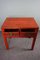 Chinese Red Wooden Side Table 7