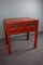 Chinese Red Wooden Side Table, Image 3