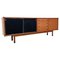 Large Italian Sideboard in Teak and Black Laminate by Elam, 1960s 1