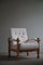 Danish Modern Easy Chairs in Oak & Bouclé by Henning Kjærnulf, 1960s, Set of 2, Image 18