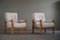 Danish Modern Easy Chairs in Oak & Bouclé by Henning Kjærnulf, 1960s, Set of 2 16