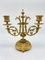 Neoklassischer Kerzenständer aus Vergoldeter Bronze, 1900 7