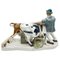 Large Art Nouveau Figurine of Farmer with Oxen from Meissen 2