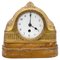 French Mantel Clock in Gilded Bronze and Brass, 1890 1