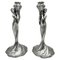 Art Nouveau Achille Gamba Candlestick, Set of 2 1