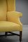 Fauteuil à Oreilles de Style Géorgien en Jaune 3