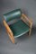 Chaise de Bureau Moderne Mid-Century en Bois Vert Bouteille, 1960 6