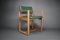 Chaise de Bureau Moderne Mid-Century en Bois Vert Bouteille, 1960 11