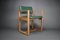 Mid-Century Modern Wooden Office Chair in Bottle Green, 1960 11