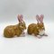 Vintage Easter Bunny Rabbits with Flower Crowns from Villeroy & Boch, 1980s, Set of 5, Image 4