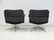 Executive Chairs in Black Leather by Charles and Ray Eames, 1960s, Set of 2 13