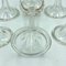 Antique Crystal Glasses with 24k Gold, France, 1890s, Set of 6 5