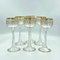 Bicchieri antichi in cristallo e oro 24k, Francia, fine XIX secolo, set di 6, Immagine 2