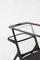 Mid-Century Wood and Glass Trolley by Ico & Luisa Parisi for De Baggis, 1950s 6