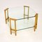 Vintage Brass & Glass Coffee Table, 1970s, Image 3