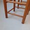 Vintage High Stools in Wood and Rush, 1970s, Set of 2, Image 7