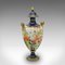 Urna victoriana inglesa antigua pequeña de cerámica, década de 1890, Imagen 1