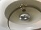 Large Space Age Silver Aluminium & White Acrylic Extendable Pull Down Ceiling Light, 1970s 9